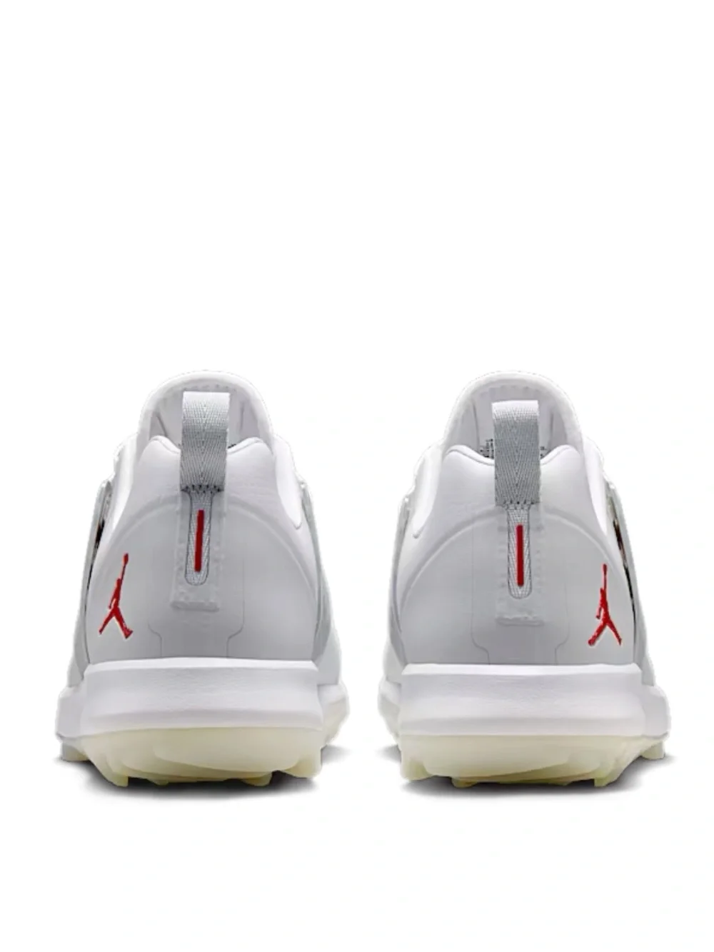 Nike Jordan Grind Golf Shoes | White/Pure Platinum/University Red | M 5.5 W 7